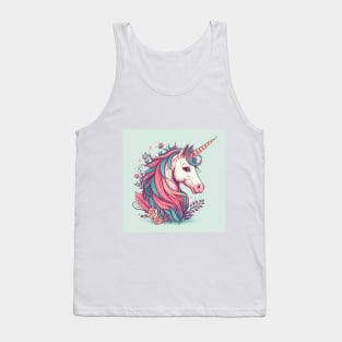 magical cute unicorn Tank Top